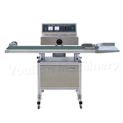 Macchina continua elettromagnetica automatica di sigillamento del tappo di bottiglia del di alluminio del sigillatore di induzione di calore LGYF-2000